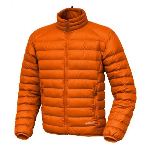 Warmpeace Drake péřová bunda orange - XL