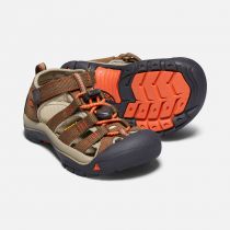 KEEN Newport H2 Junior Dark Earth / Spicy Orange Dětský sandál