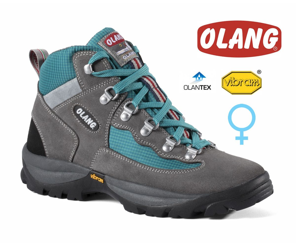 Olang Gottardo Asfalto / Jeans dámská středně vysoká treková bota -