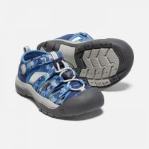 KEEN Newport H2 Camo/Bright Cobalt Dětský sandál - 34