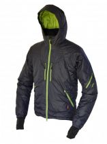 Warmpeace Halifax zimní ultralehká bunda antracit/cactus | XL