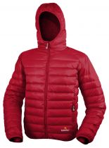 Warmpeace Nordvik red péřová bunda -