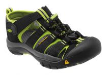 KEEN Newport H2 Junior Black/Lime green Dětský sandál - 34