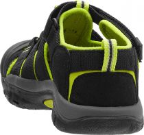 KEEN Newport H2 Junior Black/Lime green Dětský sandál -