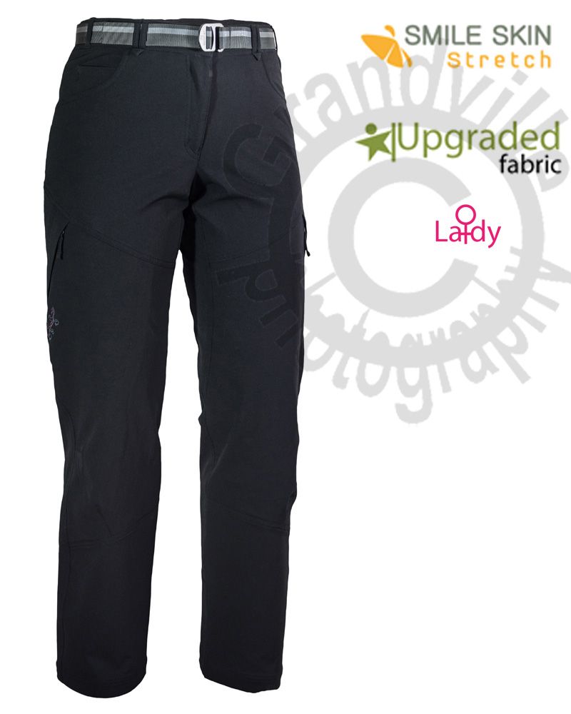 Warmpeace Torpa II Lady black kalhoty - XL neukončená délka
